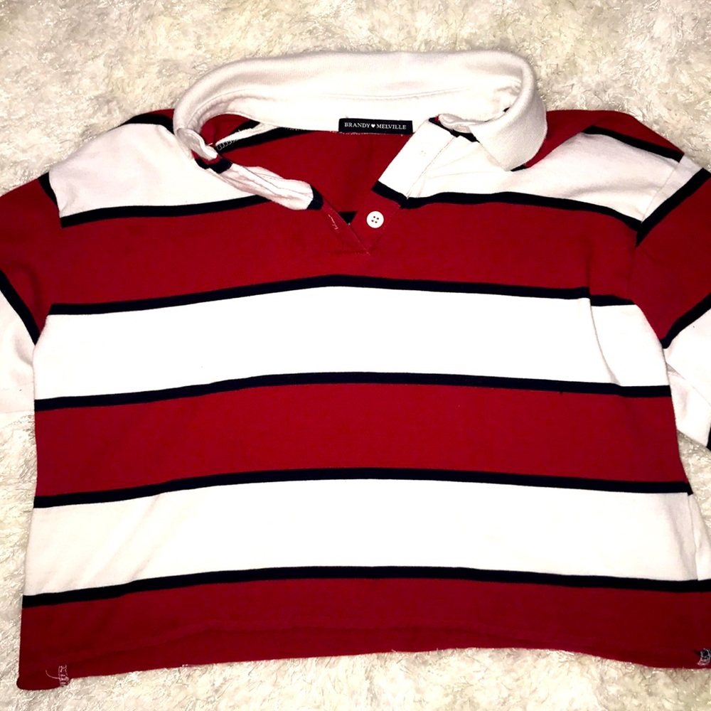 Brandy Melville long sleeve crop top